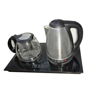 چایی ساز کنارهمی برقی با کتری استیل BIMER-48