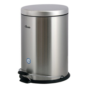 سطل استیل پدالدار 20 لیتری با درب آرام بند