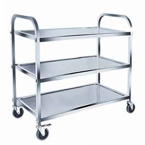 ترولی  رستورانی استیل سه طبقه مدل 623