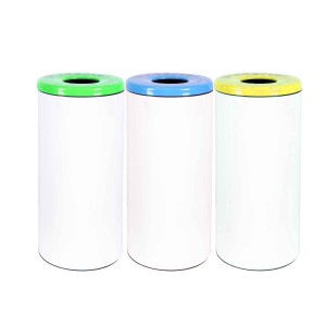 سطل سه قلو بازیافت سفید m330