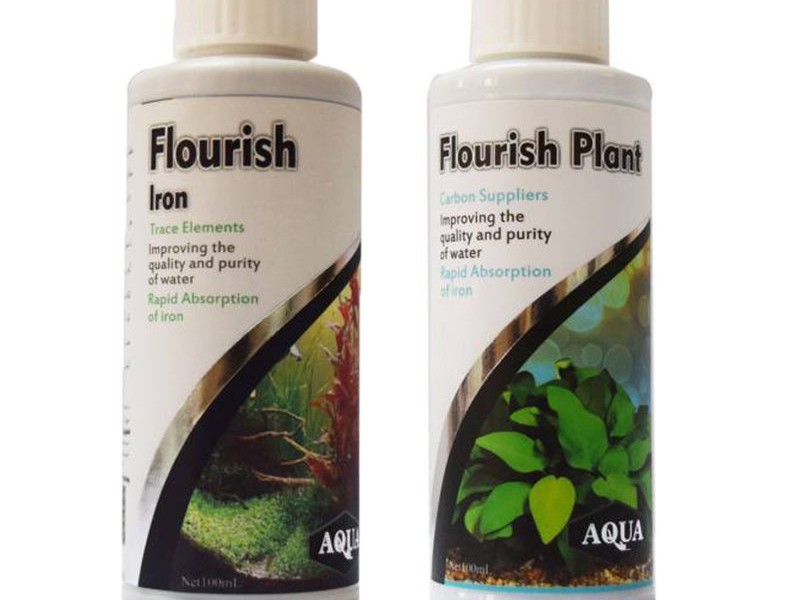 کود مایع رشد دهنده گیاه آکواریوم آکوا مدل FL100 حجم 100 میلی لیتر مجموعه ۲ عددی