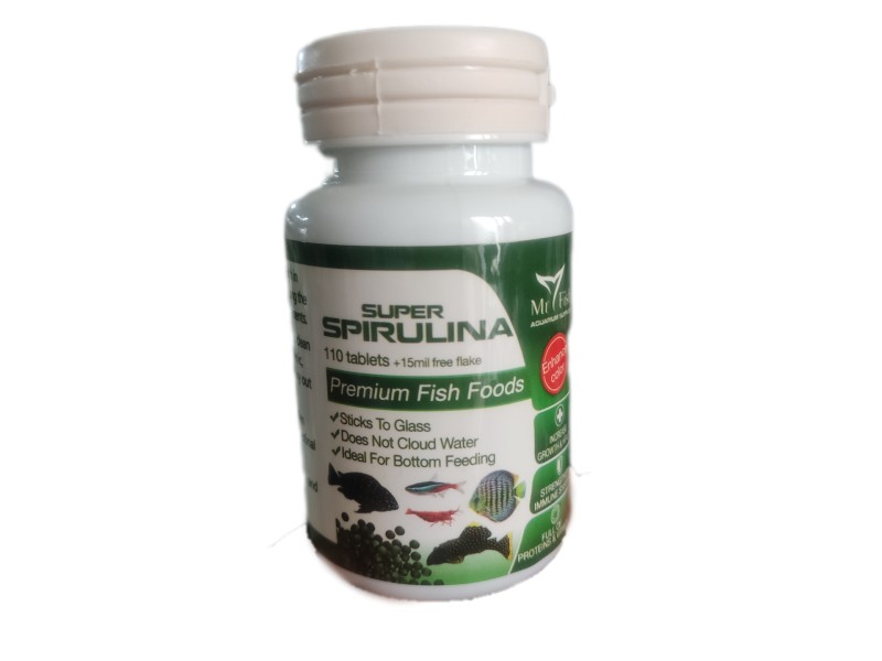 غذای ماهی قرصی حاوی اسپرولینا