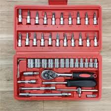 جعبه آچار بکس مدل DLS46 مجموعه 46 عددی