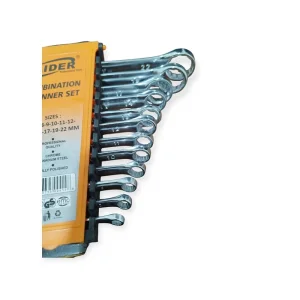 آچار یکسر تخت و یکسر رینگی رایدر مدل S 6-22 مجموعه 12 عددی