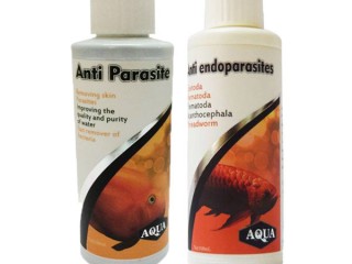 محلول ضد انگل آبزیان آکوا مدل AN100 حجم 100میلی لیتر مجموعه ۲ عددی