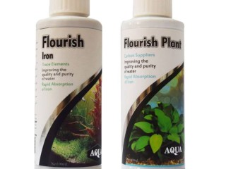 کود مایع رشد دهنده گیاه آکواریوم آکوا مدل FL100 حجم 100 میلی لیتر مجموعه ۲ عددی