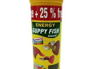 غذای ماهی انرژی مدل Guppy fish granulat وزن 137 گرم