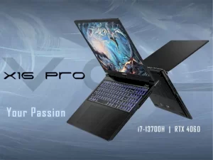 لپ تاپ EVOL X16 PRO رنگارنگ با پردازنده‌های Raptor Lake، پردازنده‌های گرافیکی سری RTX 4000 و خنک‌کننده «One-Key» عرضه شد.