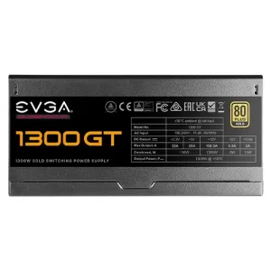 منبع تغذیه گیمینگ ای وی جی ای EVGA SuperNOVA 1300W GT , 80+ Plus Gold