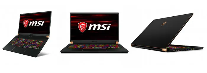طراحی لپ تاپ استوک ام اس آی MSI GS75 Stealth 8SFطراحی لپ تاپ استوک ام اس آی MSI GS75 Stealth 8SF