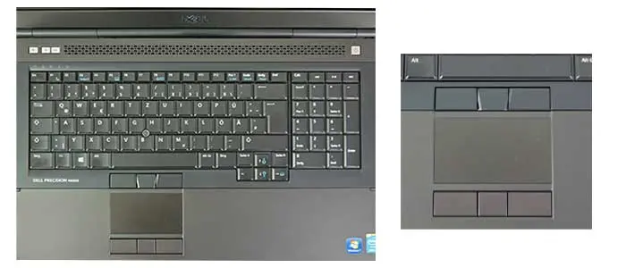 لپ-تاپ-استوک-Dell-Precision-M6800-کیبورد