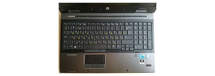لپ-تاپ-استوک-اچ-پی-HP-Elitebook-8540W--i7-صفحه کلید