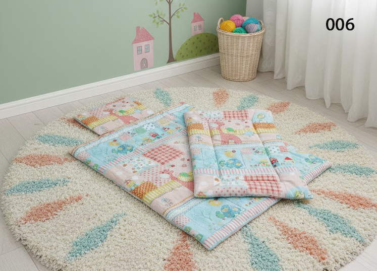 ست لحاف تشک نوزادی زمینی تمام پنبه-رنگبندی