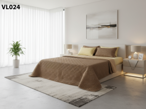 ست روتختی پنبه دوزی مخمل لوکس کالباسی Vl023