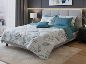 ست لحاف یکنفره ساتین چهار تکه کد ST068