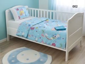 ست لحاف نوزادی تمام پنبه-رنگبندی