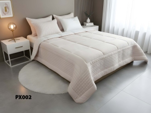 ست لحاف یکنفره طرح پیکسل- 4 تکه رنگبندی