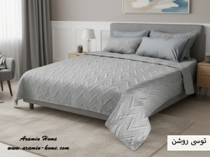 ست روتختی بهاره ساده پنبه‌دوزی دونفره-رنگبندی قابل انتخاب