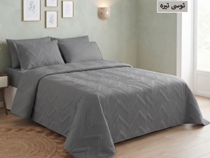 ست روتختی بهاره ( سه فصل)ساده پنبه‌دوزی یکنفره  4 تکه-رنگبندی قابل انتخاب