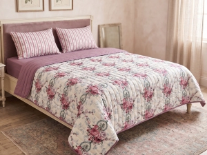 ست روتختی سه فصل دونفره میکرو طرحدار چهارتکه