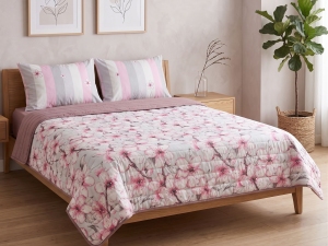 ست روتختی سه فصل دونفره میکرو طرحدار چهارتکه