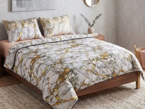 ست روتختی سه فصل دونفره میکرو طرحدار چهارتکه