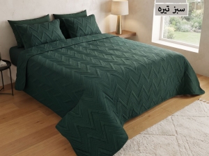 ست روتختی بهاره ( سه فصل)ساده پنبه‌دوزی یکنفره  4 تکه-رنگبندی قابل انتخاب