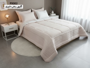 ست لحاف دونفره 6 تکه طرح پیکسل-رنگبندی
