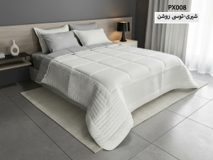 ست لحاف یکنفره طرح پیکسل- 4 تکه رنگبندی