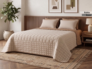 ست لحاف دونفره 6 تکه طرح روبیکس-رنگبندی