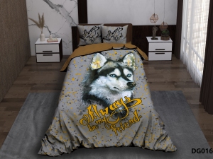 ست لحاف یکنفره چهار تکه دیجیتال DG016