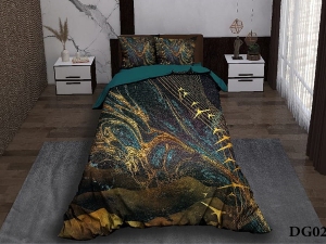 ست لحاف یکنفره چهار تکه دیجیتال DG023