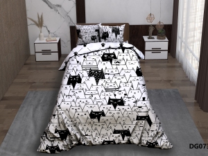 ست لحاف یکنفره چهار تکه دیجیتال DG073