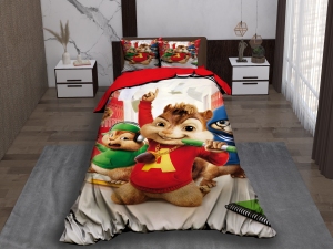 ست لحاف یکنفره چهار تکه دیجیتال DG083