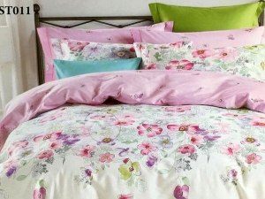 ست لحاف دونفره ساتین شش تکه کد ST011