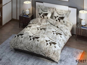 ست لحاف دونفره ساتین شش تکه کد ST027