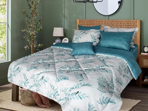 ست لحاف یکنفره ساتین چهار تکه کد ST068