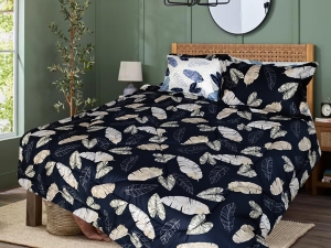 ست لحاف یکنفره ساتین چهار تکه کد ST070