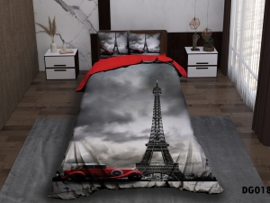 ست لحاف یکنفره چهار تکه دیجیتال DG018