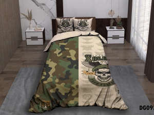 ست لحاف یکنفره چهار تکه دیجیتال DG097