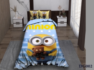 ست لحاف یکنفره چهار تکه دیجیتال DG002