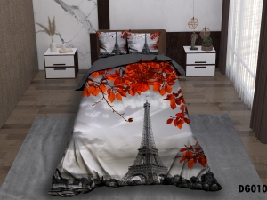 ست لحاف یکنفره چهار تکه دیجیتال DG010