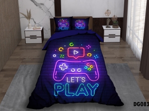 ست لحاف یکنفره چهار تکه دیجیتال DG082