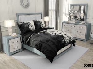 ست لحاف دونفره شش تکه دیجیتال DG086