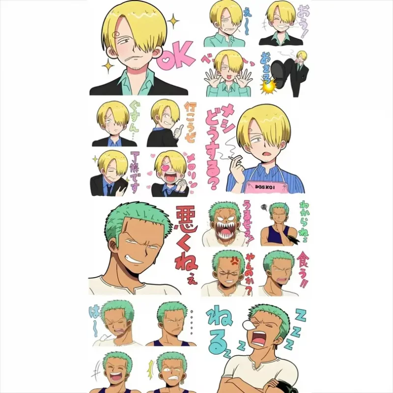 برچسب زورو و سانجی وان پیس