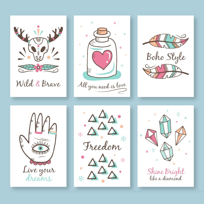 برچسب عشق و آزادی در 6 مدل