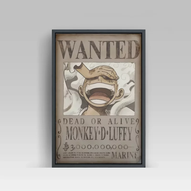 تابلو پوستر تحت تعقیب لوفی Gear 5