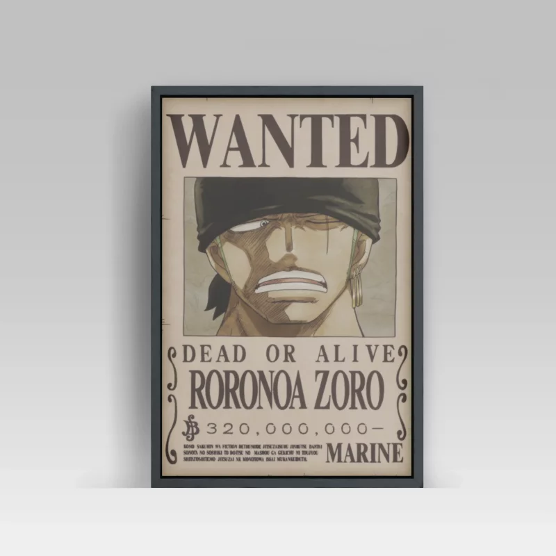 تابلو پوستر تحت تعقیب زورو