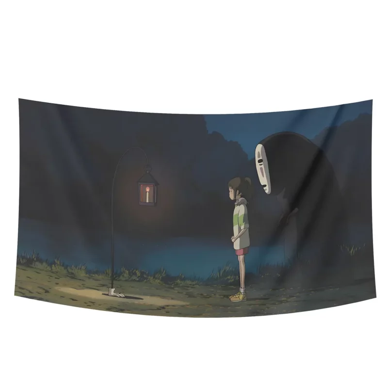 بک دراپ پارچه ای انیمه شهر اشباح میازاکی کد 02