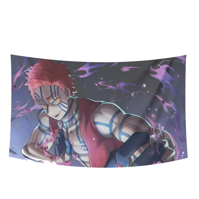 بک دراپ پارچه ای انیمه شیطان کش طرح آکازا